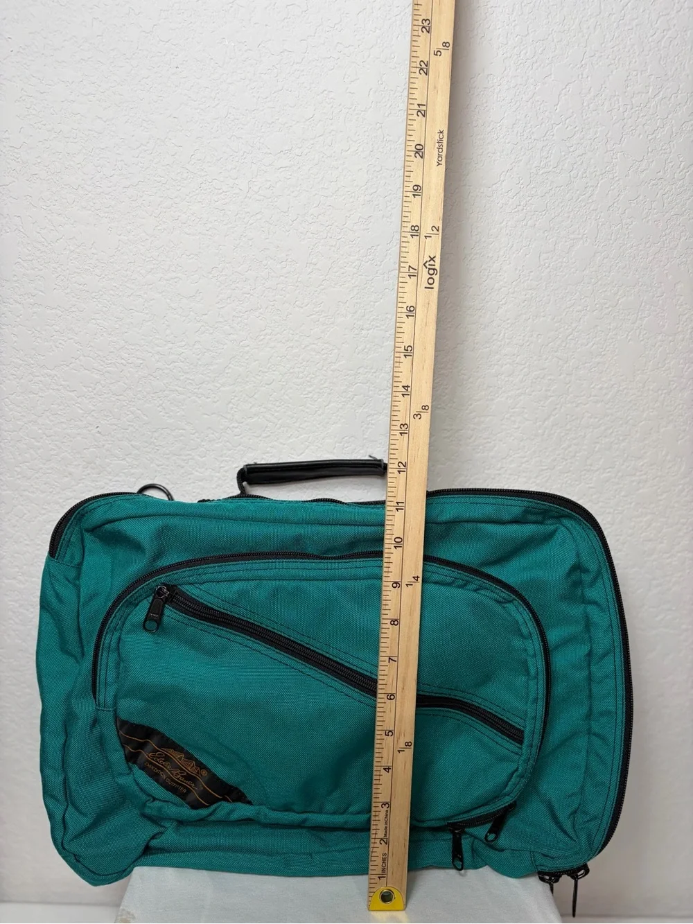 Eddie Bauer Teal Green Backpack with Black Accents